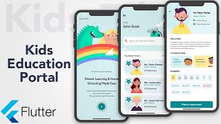 Flutter Tutorial Kids Education Platform  Flutter Ui Speed Code  Flutter Tutorial