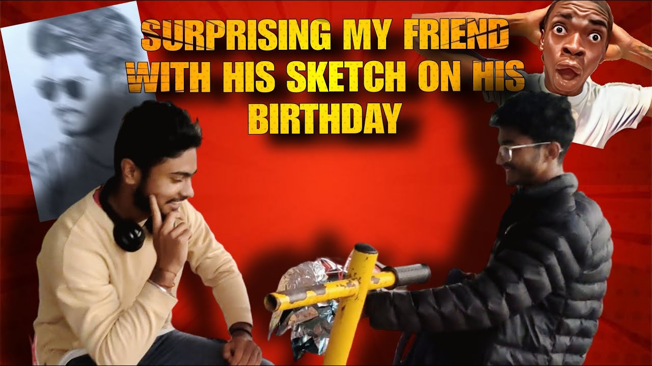I Gave My Friend A Custom Sketch Gift For His Birthday