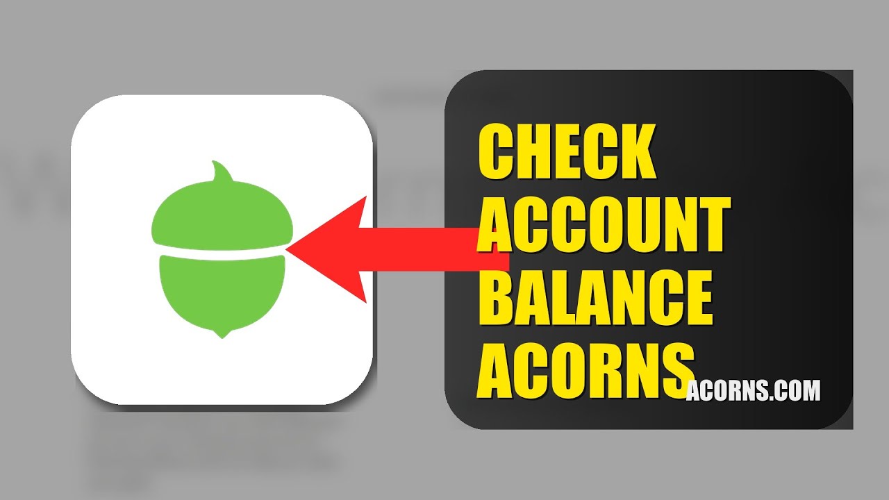 How To Check Account Balance On Acorns 2026 (EASY GUIDE) - YouTube