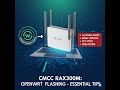 cmcc rax3000m刷chawrt过程的注意事项
