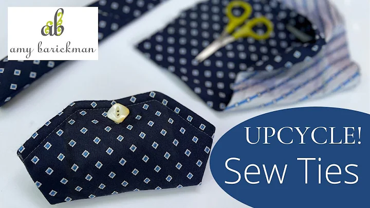 Gift Idea - Upcycle a Tie! Sew a case for jewelry ...