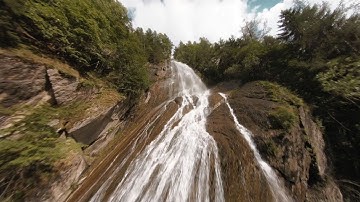 Borleggia Waterfall Dive [4K FPV Drone]