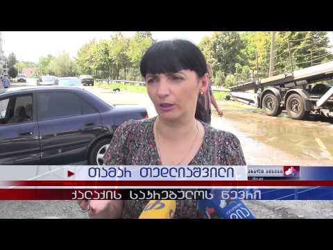 ქალაქის შემოსასვლელში ანტისანიტარიას ებრძვიან