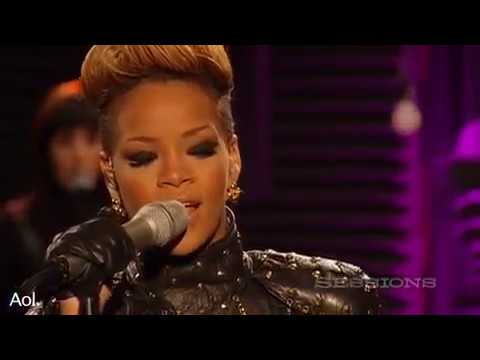 Rihanna- Rihanna Take A bow  AOL Session 2010 HQ  Live