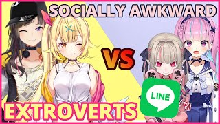 Hololivenijisanji How Many Friends Do They Have Added? - Extroverts Vs Socially Awkward Eng Sub