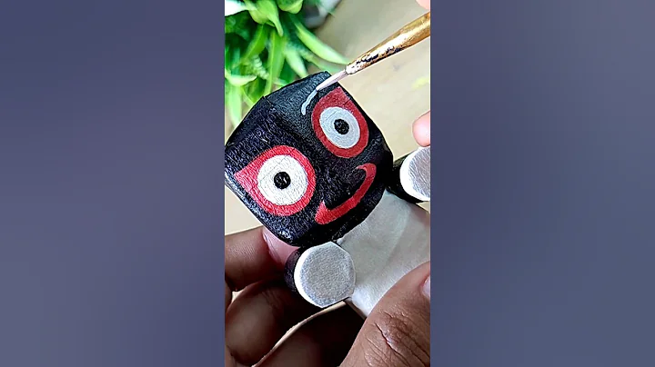 Jagannath making with cardboard 🙏🌸 #jagannath #jaijagannath #rathyatra2024 #art #shorts #short