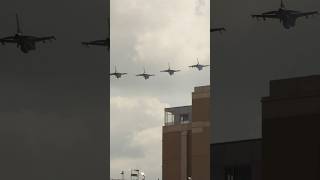 Arizona F-16 Viper Flyover - Nebraska vs Michigan