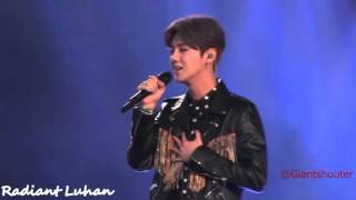 Video thumbnail of "Luhan - 致爱 Your Song  (吉他版 Acoustic) Live stage"