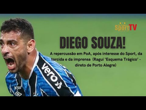 [Diego Souza] Após interesse do Sport (e fora do Grêmio), qual a realidade atual? Vem para o Leão?
