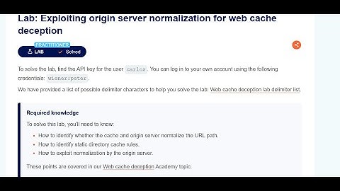 Lab 3 Exploiting origin server normalization for web cache deception   |  HackProof with Sunil