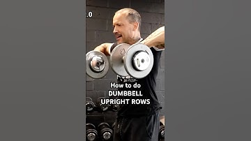 How to do Dumbbell Upright Rows #uprightrows #sidedelts #shoulderworkout #shorts #workoutwarrior