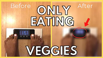 Can you lose weight by only eating vegetables?