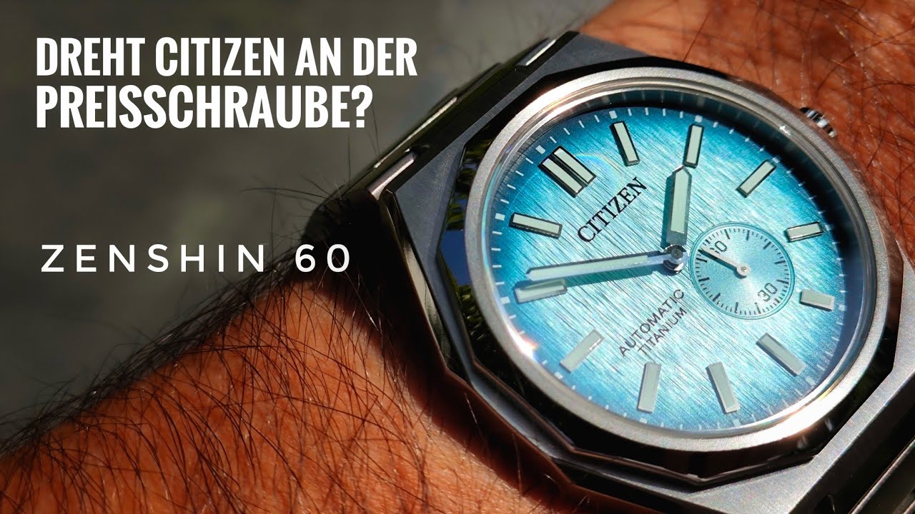 A worthwhile €500 upgrade to the Citizen Tsuyosa? Zenshin 60 Small