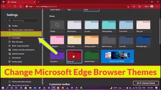 how to change microsoft edge browser themes (quick & easy)