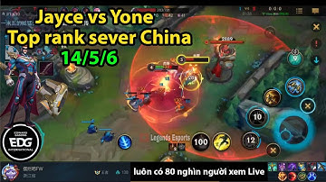 Jayce Tốc chiến | Sự đáng sợ của ng luôn có hơn 80 Nghìn Người xem Live cùng lúc và đc NPH vinh danh