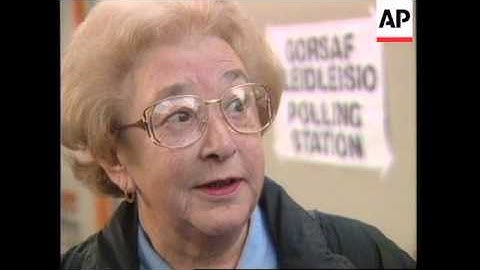 WALES: CARDIFF: REFERENDUM ON NATIONAL ASSEMBLY