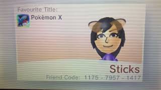 My Nintendo 3DS Friend Code For Nintendo 3DS And 2DS