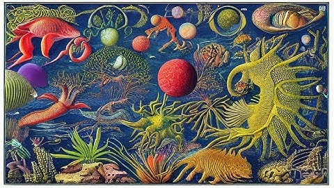 LSD OCEAN | colorful AI generated 2D animation with relaxing background music | Stable Diffusion