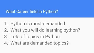 19 Python related Careers field | Machine Learning | Artificial Intelligence | Django | Web ....