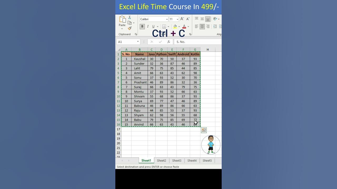 create-data-in-multiple-sheets-in-excel-excel-exceltips-shorts