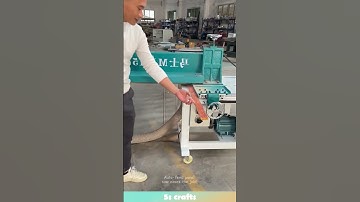 Auto-feed panel saw eases the job! #machine