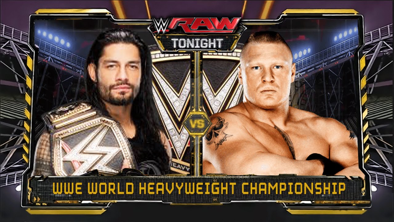 Wwe Raw 12 28 15 Roman Reigns Vs Brock Lesnar Wwe World