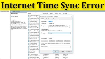 Fix Internet Time Sync Error Windows 10/8/7