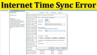Celebrity Fix Internet Time Sync Error Windows 10/8/7 Wealth