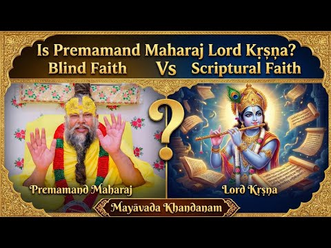 Premanand Maharaj Is Lord Kṛṣṇa Jiva Can T Be Equal To Ishwar Mayāvada Khandanam Bhajanmarg 