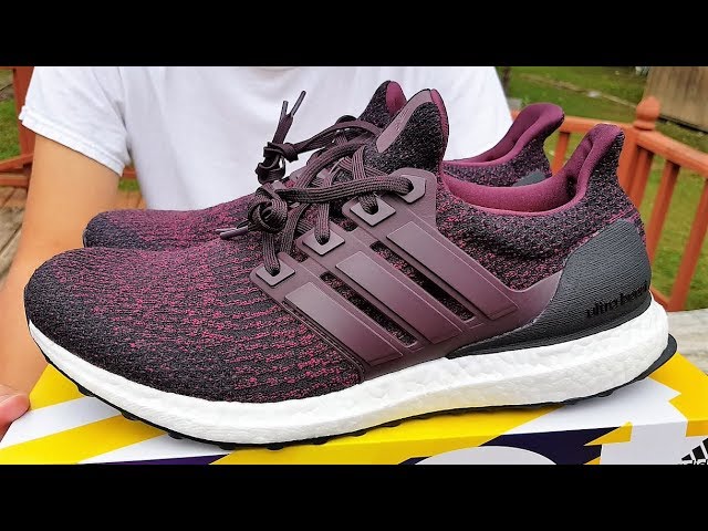 Revisión colorante demandante Adidas Ultraboost 3.0 "Dark Burgundy" Review!!! - YouTube