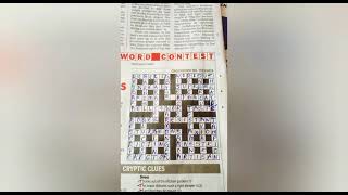 TOI Crossword Solution 18