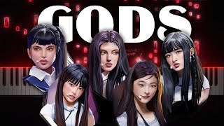 Video thumbnail of "NewJeans - GODS | League of Legends - Worlds 2023 Anthem | Piano Cover by Pianella Piano"