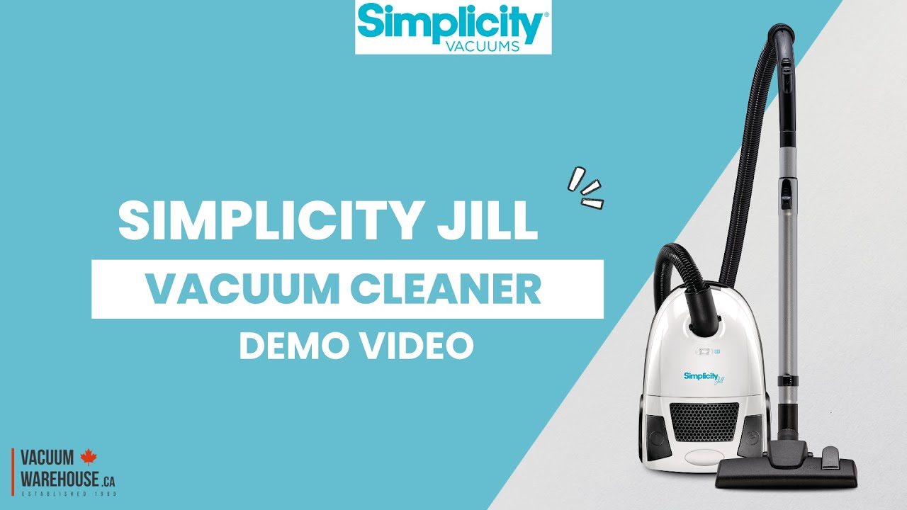 Simplicity Jill Lightweight Canister Vacuum Cleaner Demo Vacuum