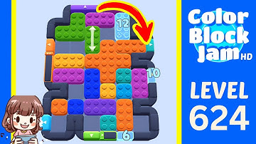 Color Block Jam Level 624 Solution Walkthrough