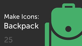 How to Make a Backpack Icon  | Make Icons 25 Information