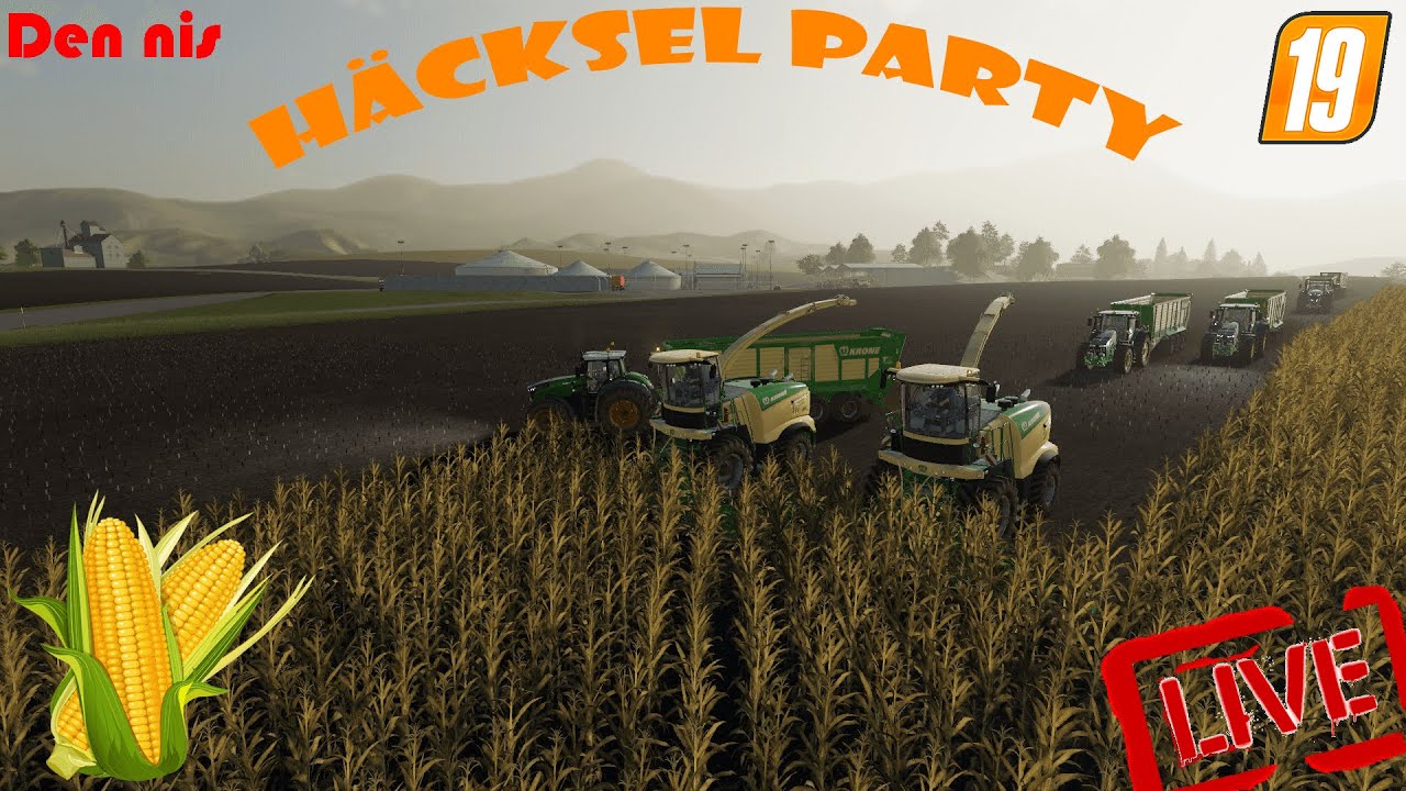 🔴Live🔴 LS19 🚜 XXL Häcksel Party 🌽 Multiplayer Neuer Server Landwirtschafts Simulator 19 PC