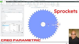 Creo Parametric - Part Modeling Example - Sprockets