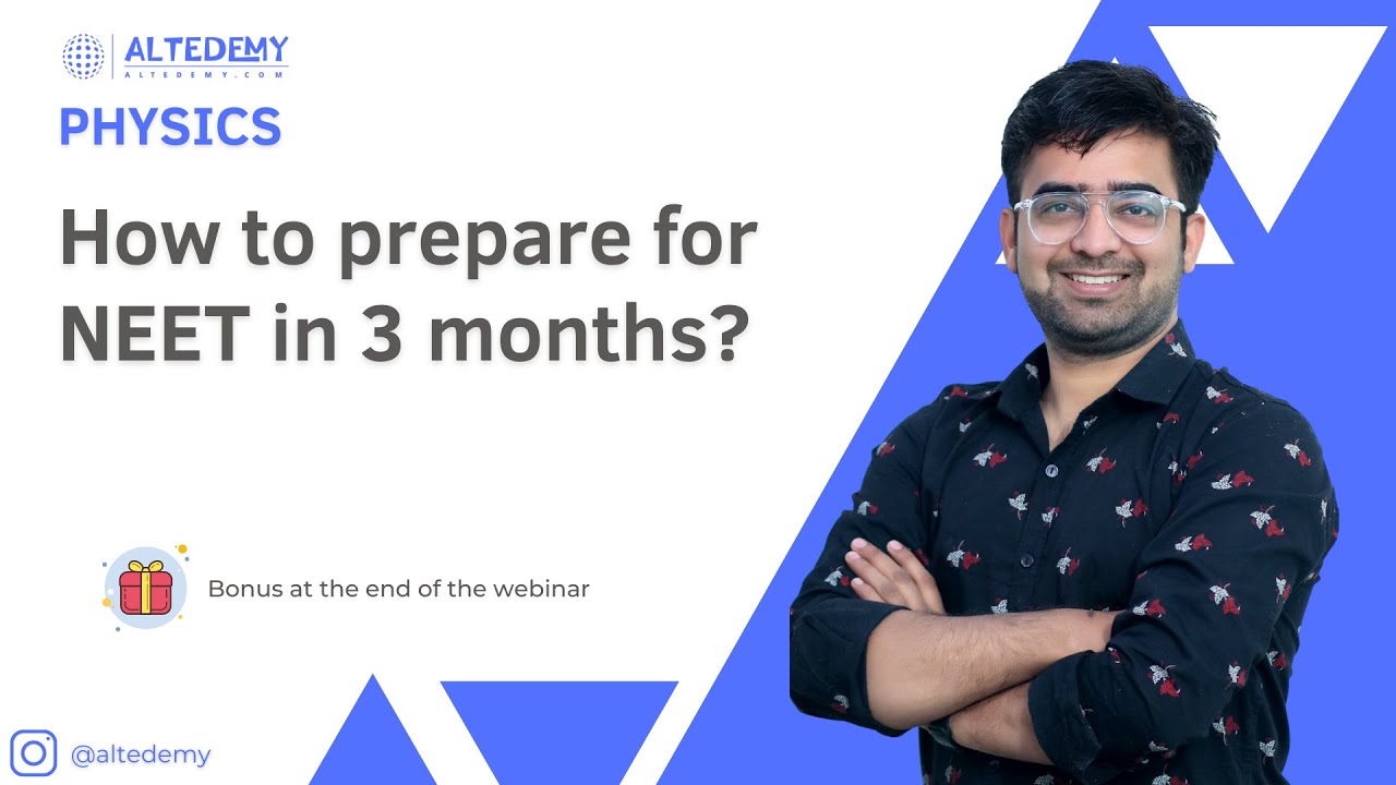 How to prepare for NEET in 3 months? - YouTube