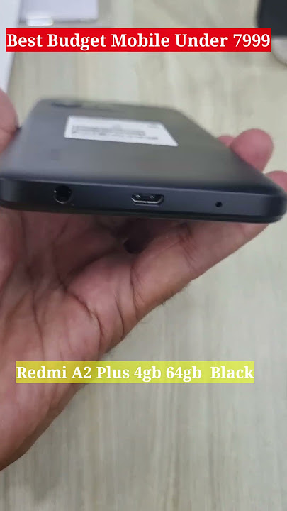 Redmi A2 plus | Best budget mobile under 10000 | redmi a2  2023 | mi mobile under 10000 | black