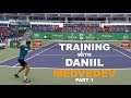 Training With Daniil Medvedev - Part 1 | Rolex Shanghai Masters 2019 (TENFITMEN)