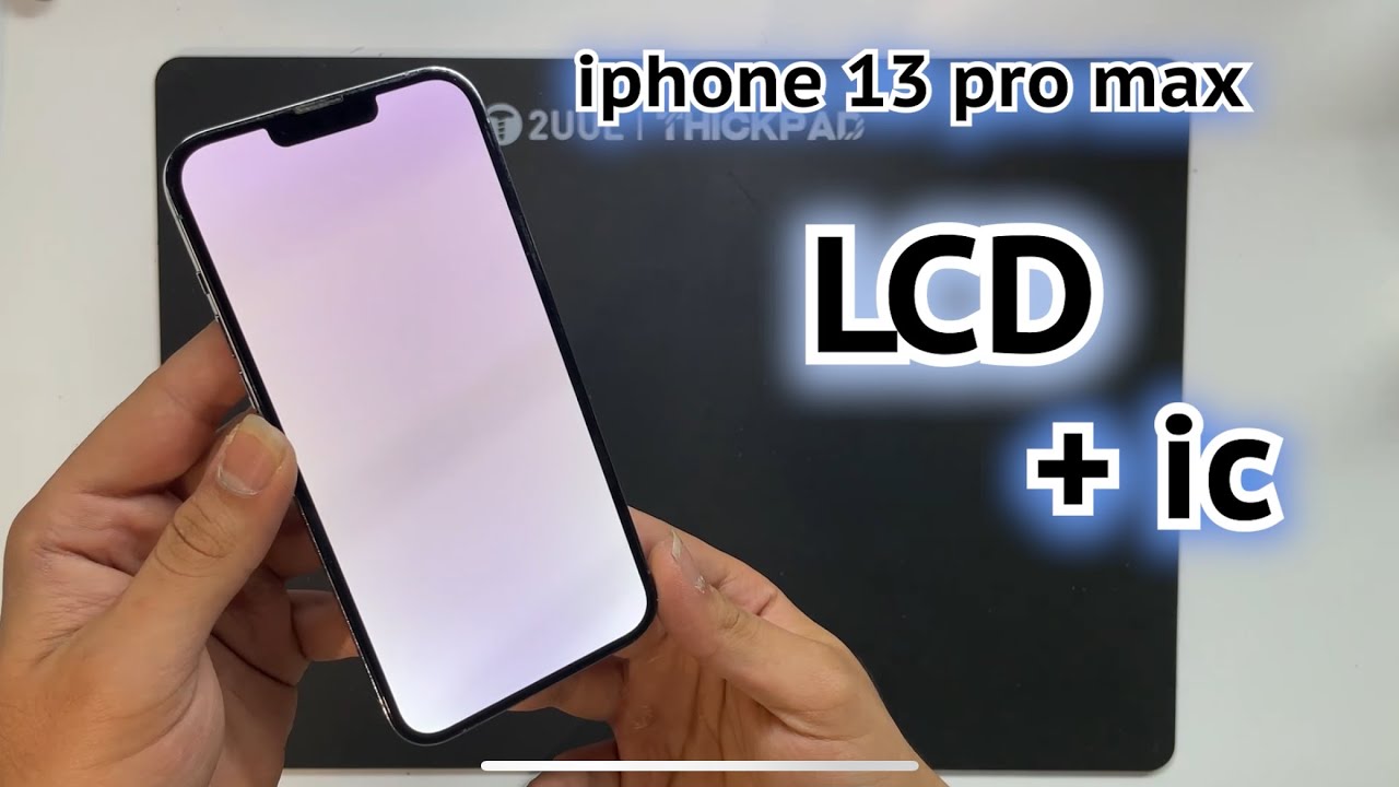 iPhone 13 Pro Max LCD + IC Replacement — Real ASMR Repair