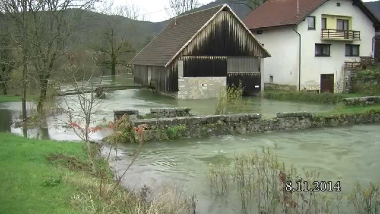Poplave v Loški dolini - prispevek 9.11.2014