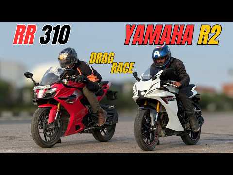 Yamaha R2 vs Apache RR310 Drag Race | The UP46 Rider |
