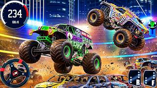 Monster Truck Jam Steel Titans Stunt - Extreme GT Car Mega Ramp Impossible Racing - PC GamePlay #7 screenshot 1