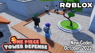 One Piece Tower Defense Codes - Roblox - December 2023 