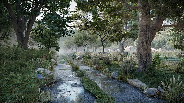 PETRICHOR | After Rains Morning Walk Experience | Monsoons | Countryside Farm | Lumion 10 Animation