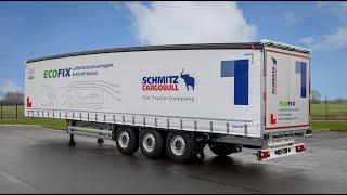 SCHMITZ CARGOBULL  EcoFlex Aerodinamik Treyler  Çevre Dostu  Yüksekliği ayarlanan Dorse #schmitz