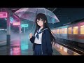Midnight Train Platform · Cyberpunk Ambient Music for Deep Focus & Relaxation · 1 Hour
