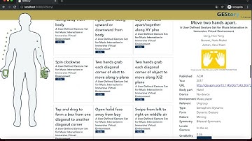 GEStory - how to browse gesture elicitation studies for gesture interaction