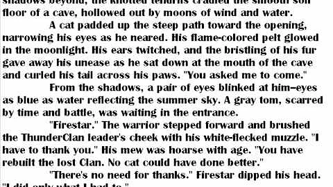 Warriors ~ The Power of Three ~ The Sight ~ Prologue